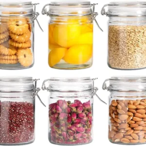 750ML 6 pcs set MULTI-PUPOSE JARS decor of your kitchen.