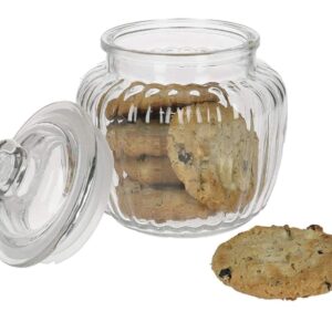round shape Milton Pot Jar With Glass Lid, 1 Piece